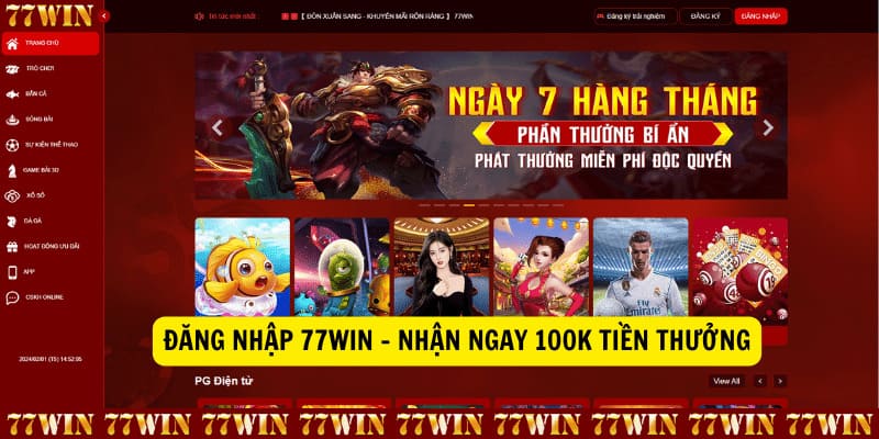 Đăng nhập 77win